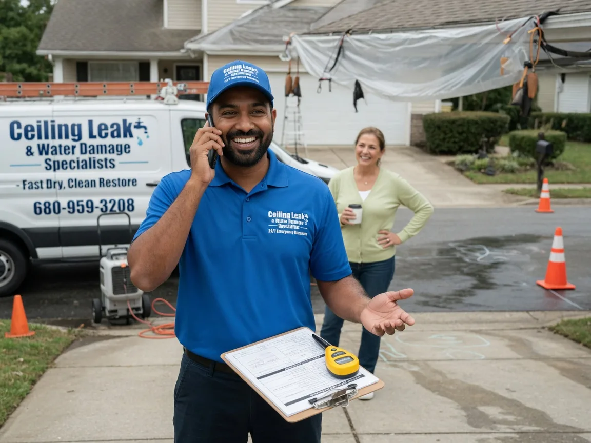 Ceiling Leak Cleanup Adamsville, TN FAQs